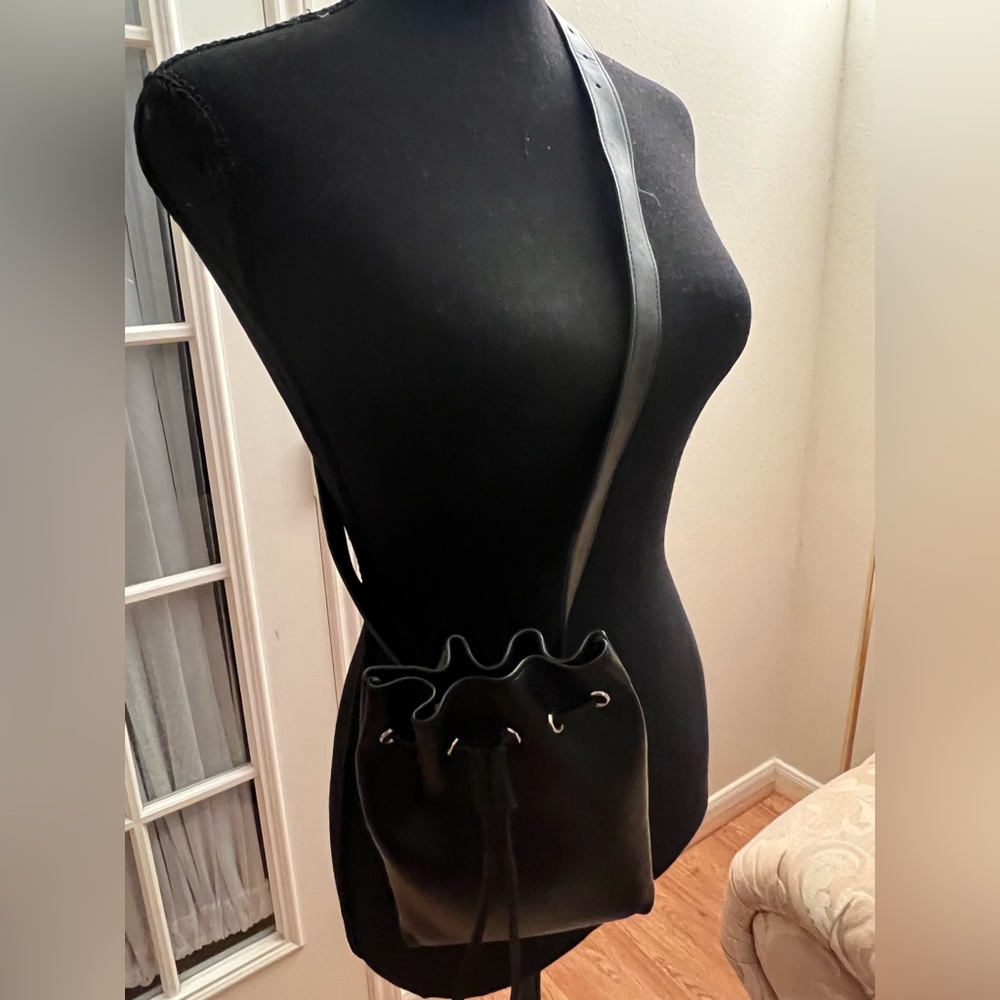 Black waist or crossbody purse